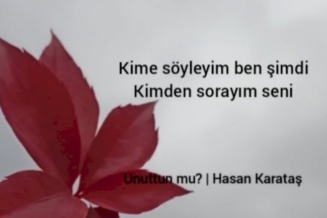 Unuttun mu?