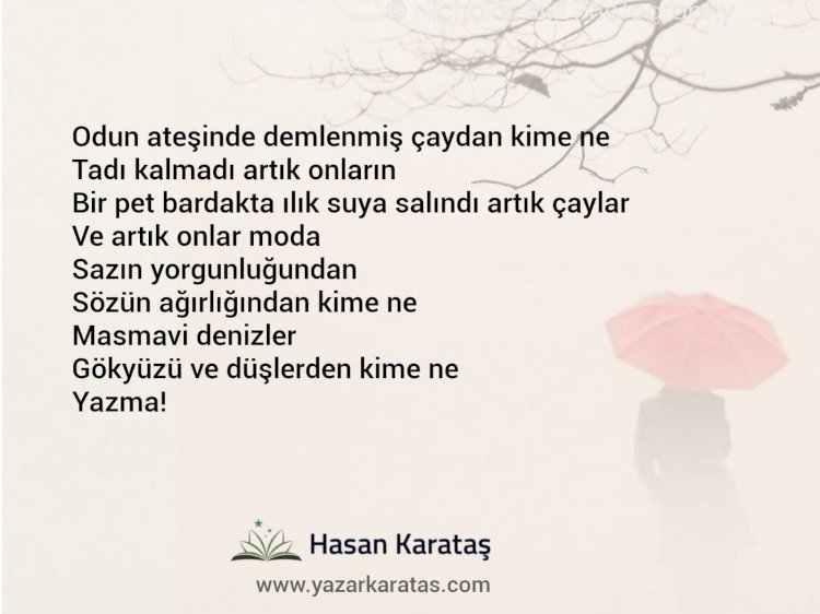 Yazma!